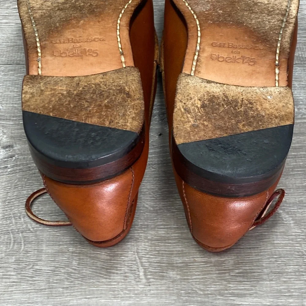 GH Bass Weejuns Penny Loafers Mens 11.5 D Brown Leather Belk 125 Anniversary